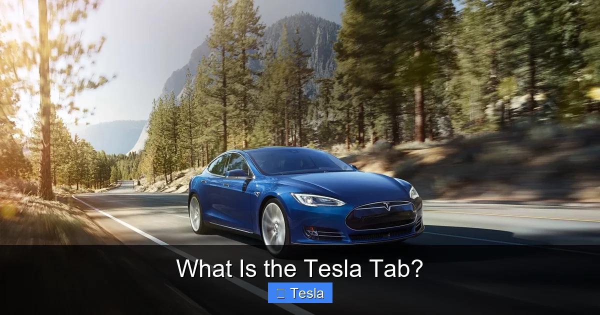 What Is the Tesla Tab?