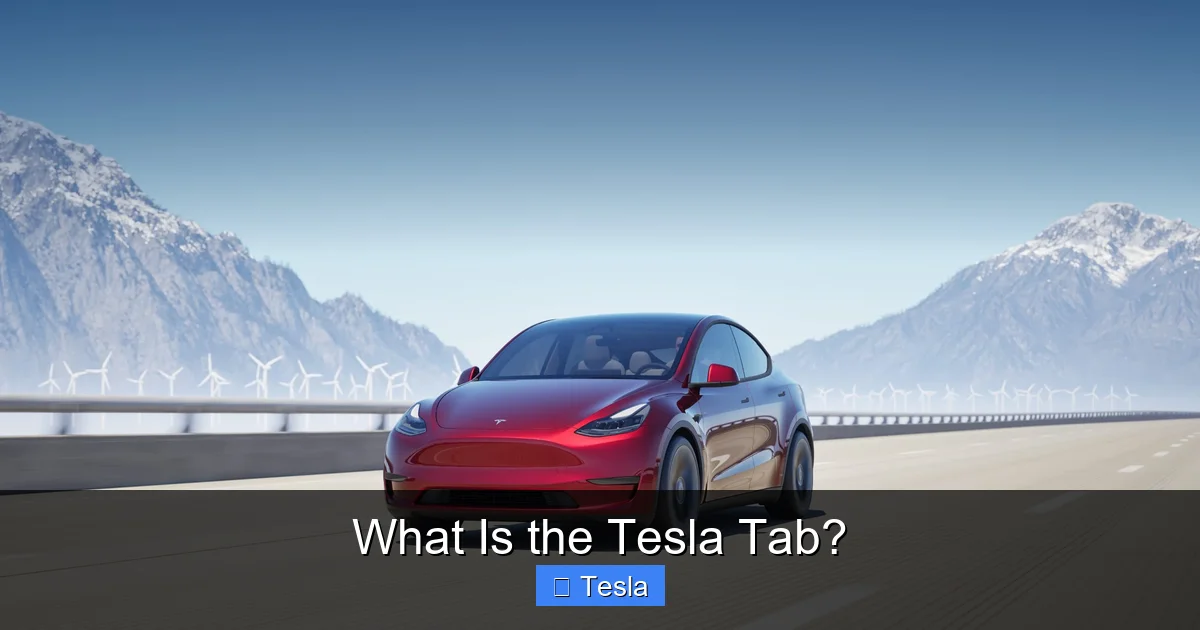 What Is the Tesla Tab?