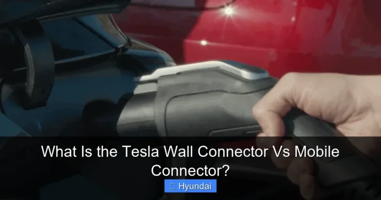 What Is the Tesla Wall Connector Vs Mobile Connector?