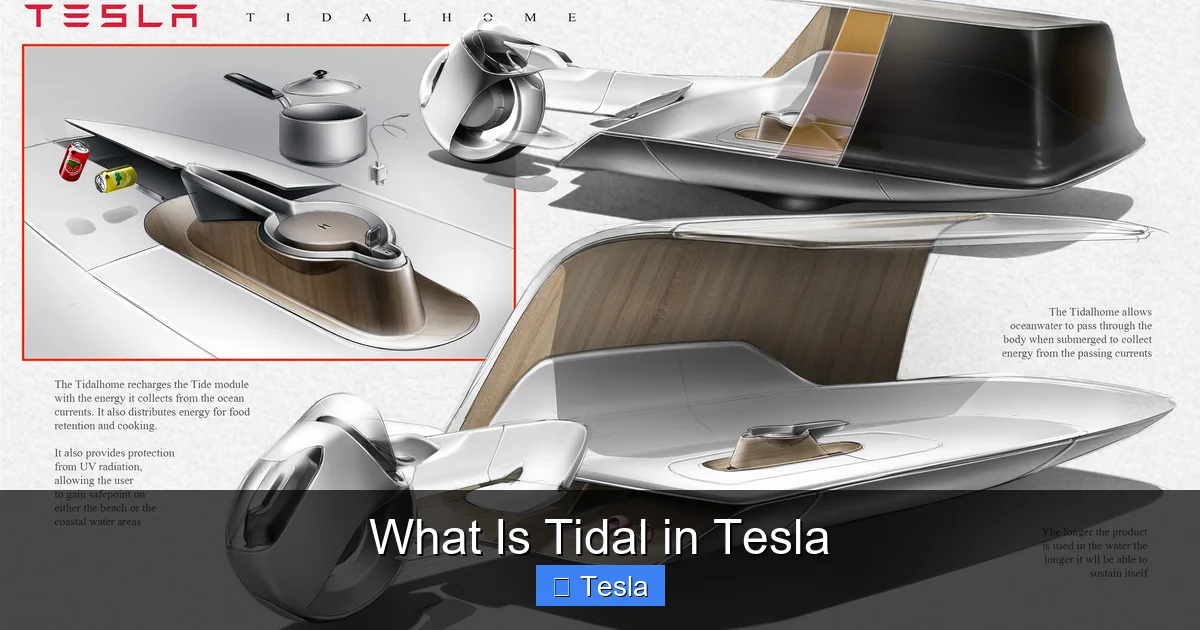 What Is Tidal in Tesla