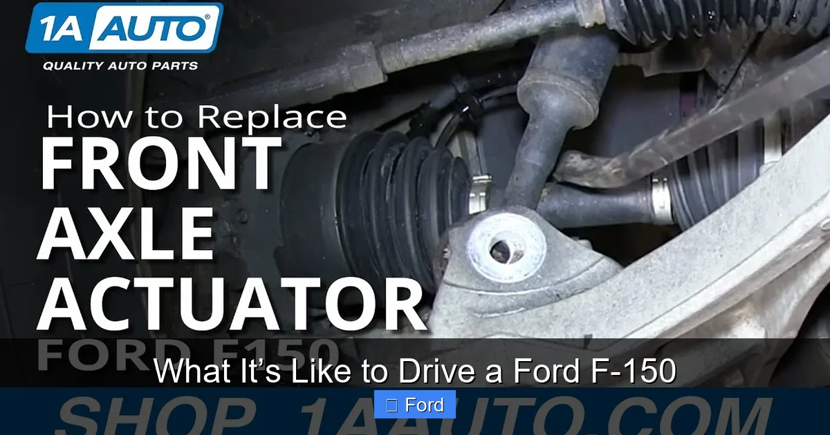 What It’s Like to Drive a Ford F-150