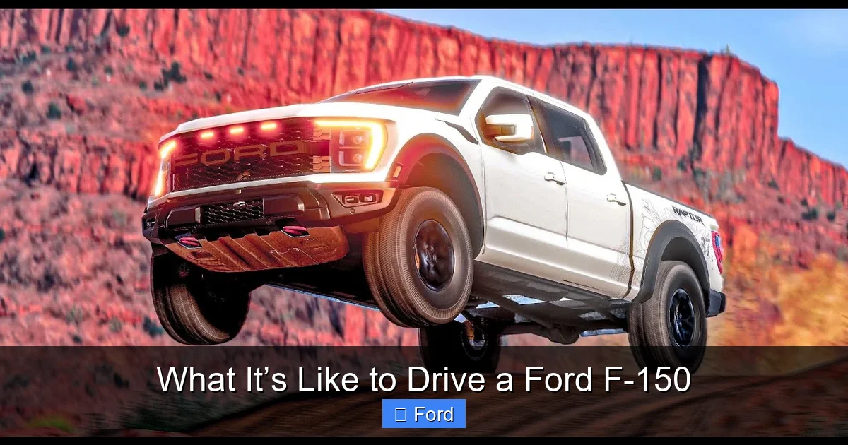 What It’s Like to Drive a Ford F-150