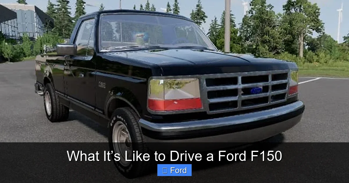 What It’s Like to Drive a Ford F150