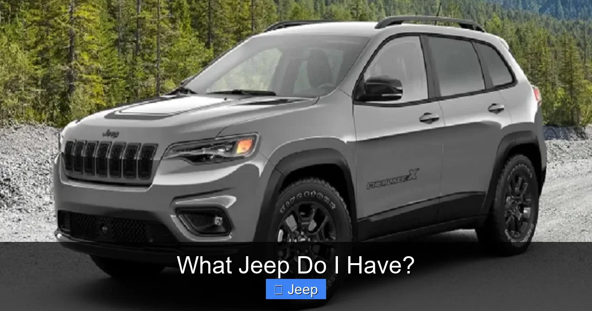 What Jeep Do I Have?