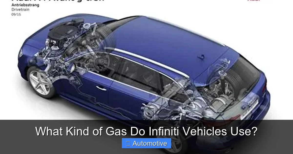 What Kind of Gas Do Infiniti Vehicles Use?