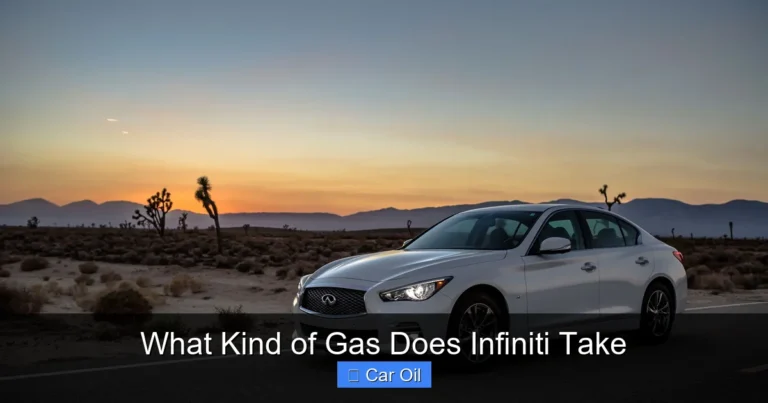 What Kind of Gas Does Infiniti Take