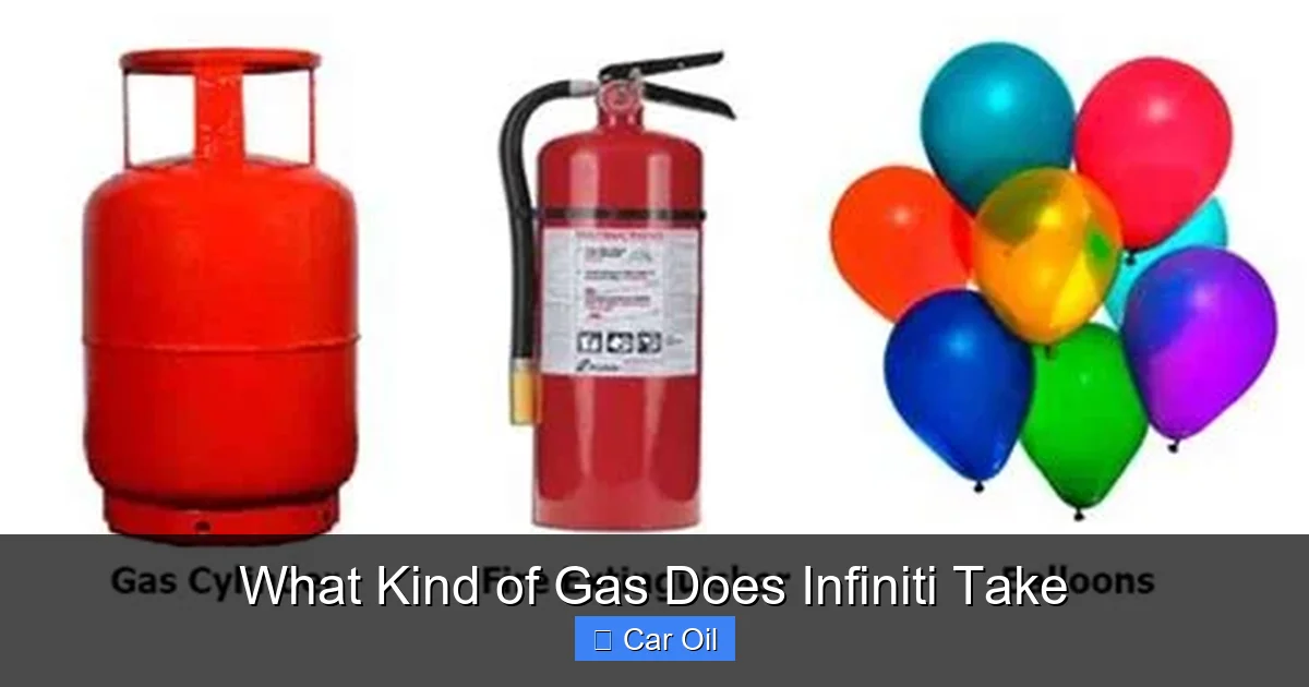 What Kind of Gas Does Infiniti Take