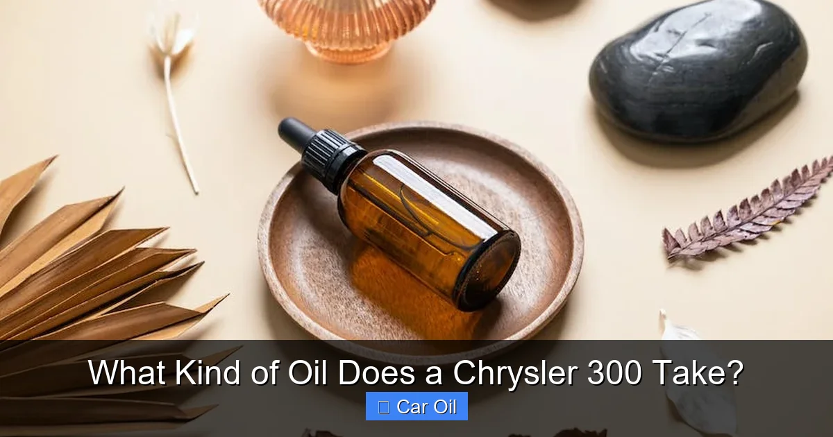 What Kind of Oil Does a Chrysler 300 Take?