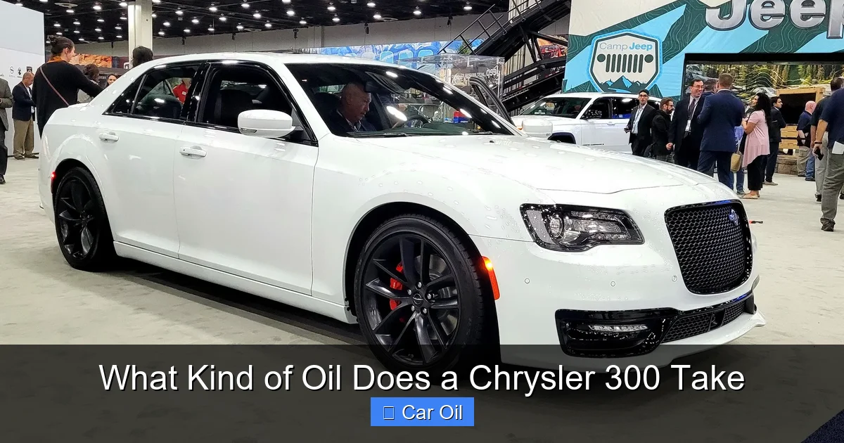 What Kind of Oil Does a Chrysler 300 Take