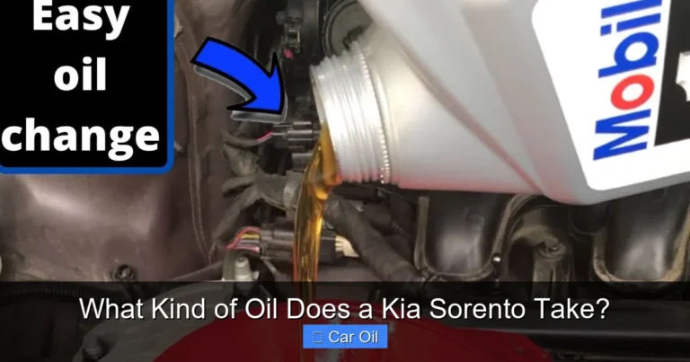 What Kind of Oil Does a Kia Sorento Take?