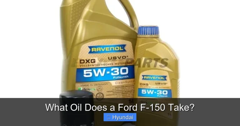 What Oil Does a Ford F-150 Take?