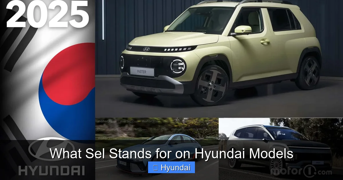 What Sel Stands for on Hyundai Models