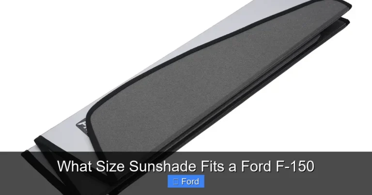 What Size Sunshade Fits a Ford F-150