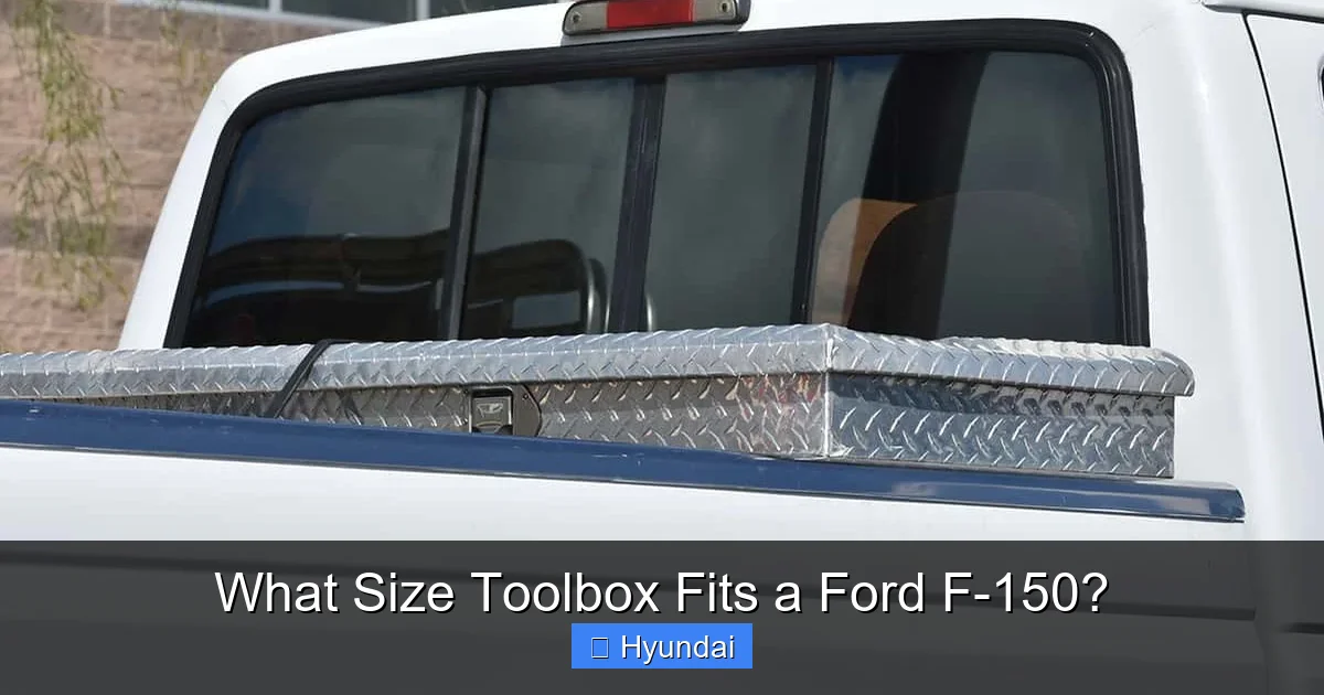 What Size Toolbox Fits a Ford F-150?