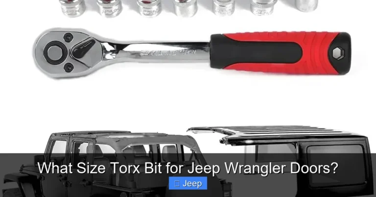 What Size Torx Bit for Jeep Wrangler Doors?
