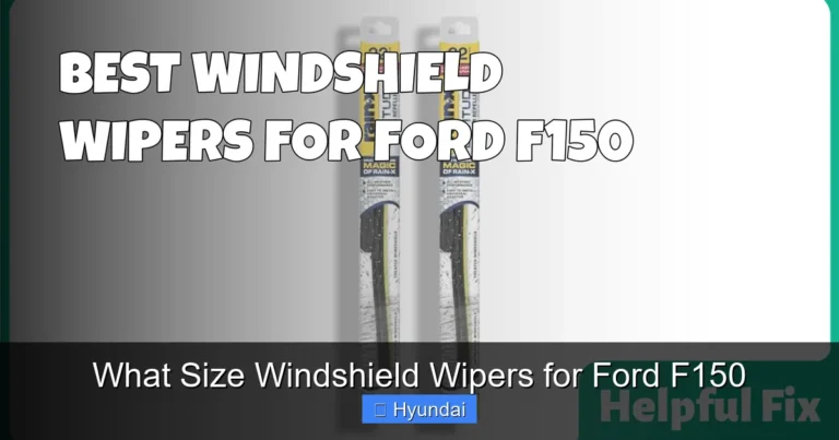 What Size Windshield Wipers for Ford F150