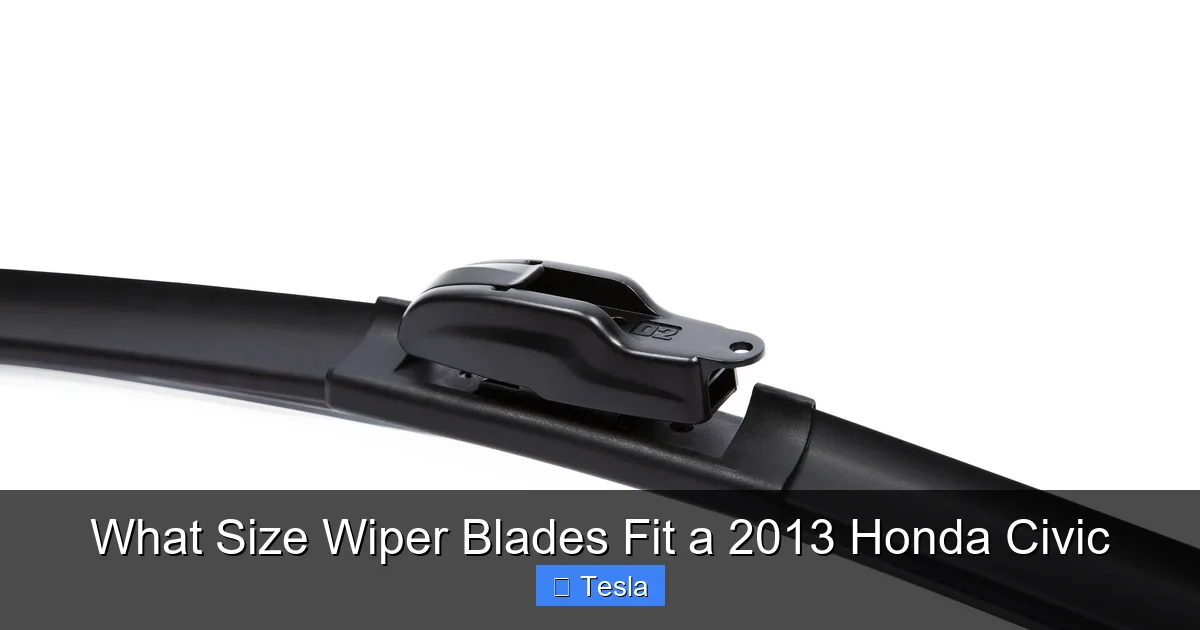 2013 Honda Civic Wiper Blade Sizenull