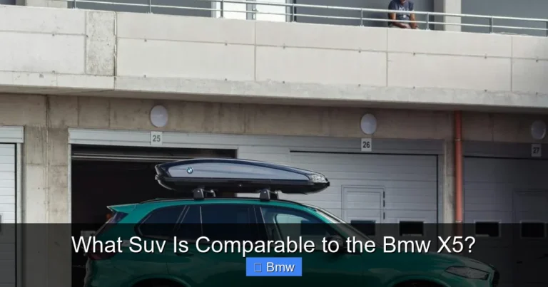 What Suv Is Comparable to the Bmw X5?