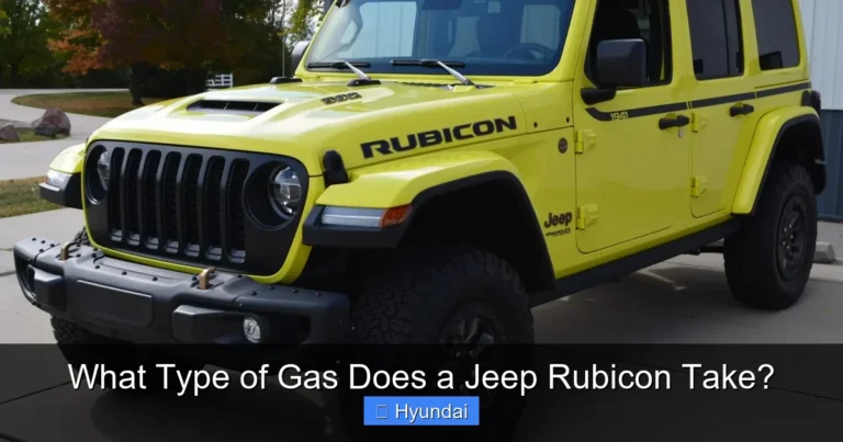 What Type of Gas Does a Jeep Rubicon Take?