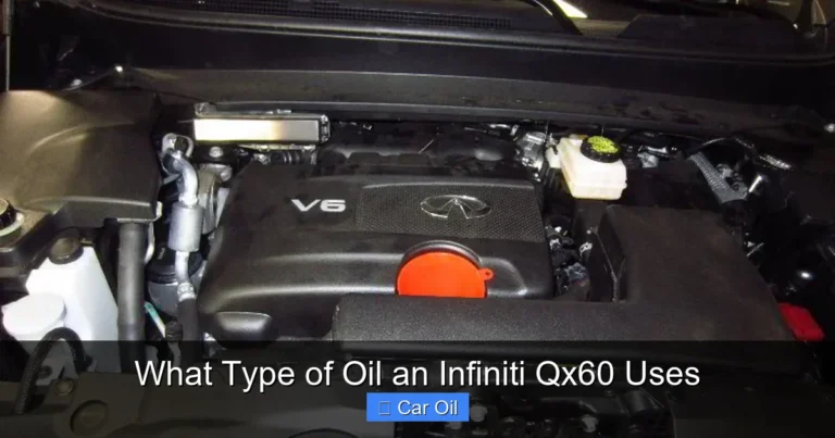 What Type of Oil an Infiniti Qx60 Uses