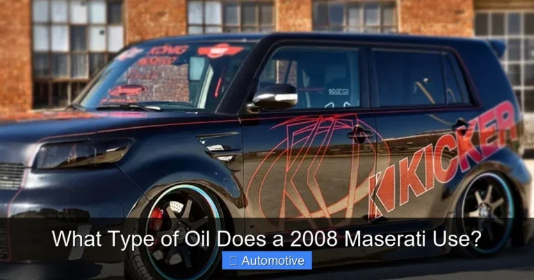 What Type of Oil Does a 2008 Maserati Use?