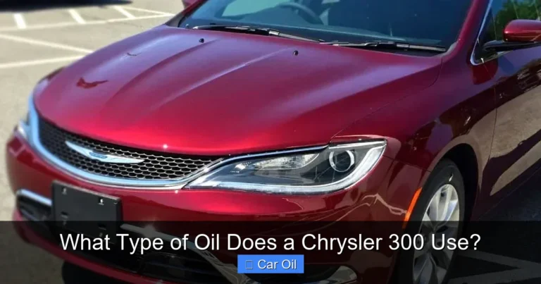 What Type of Oil Does a Chrysler 300 Use?