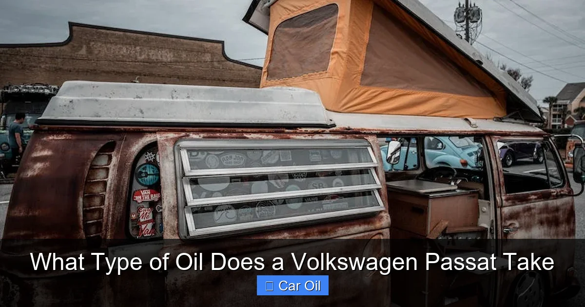 What Type of Oil Does a Volkswagen Passat Take