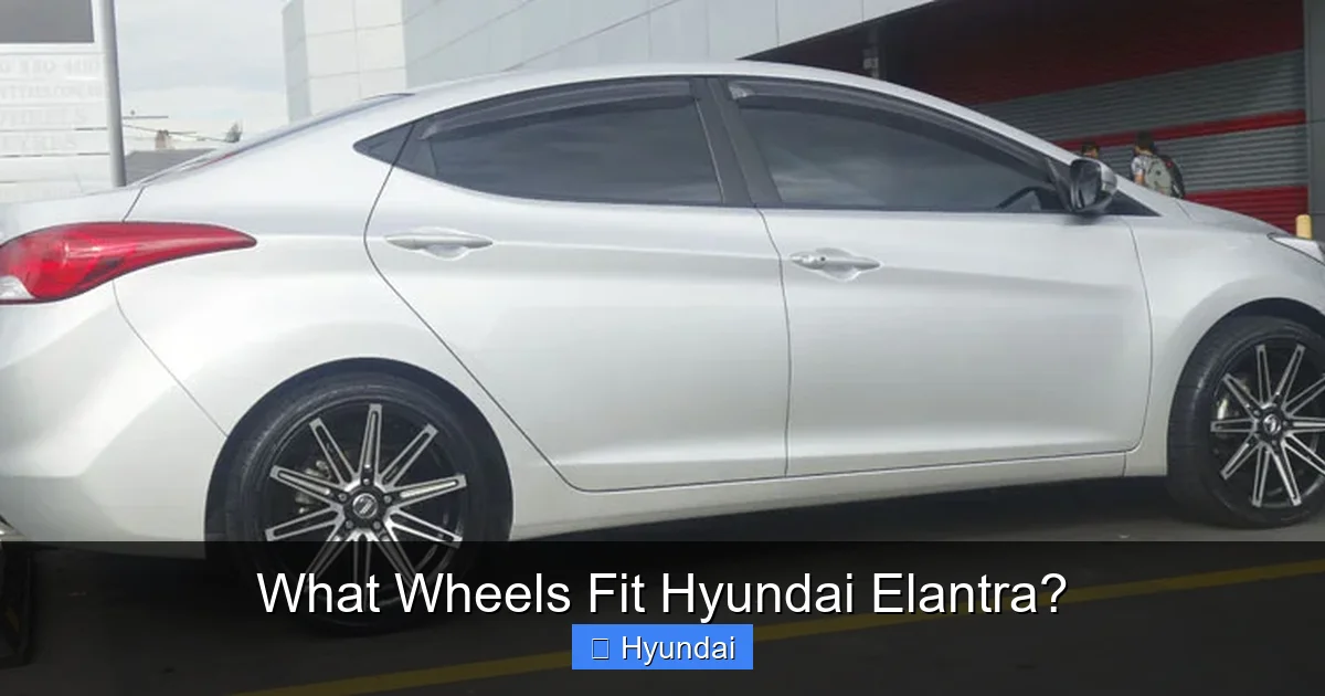 What Wheels Fit Hyundai Elantra?