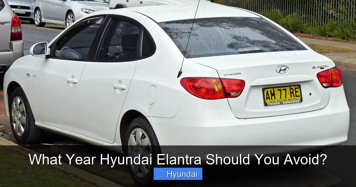 What Year Hyundai Elantra Should You Avoid?