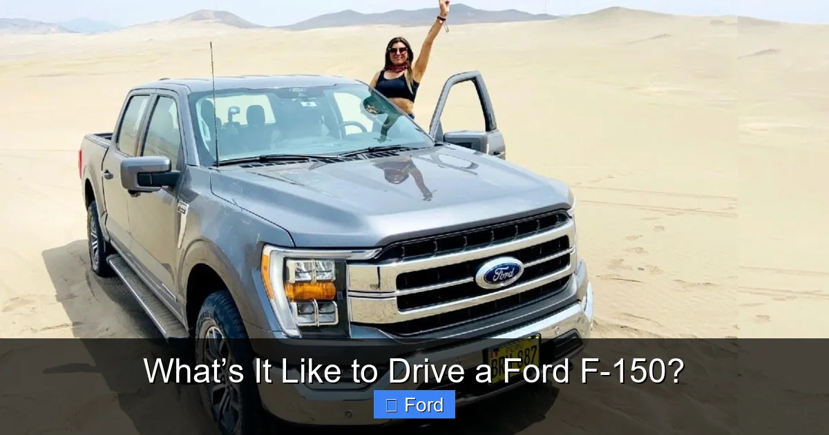 What’s It Like to Drive a Ford F-150?