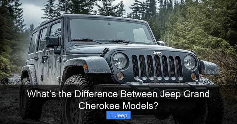 What’s the Difference Between Jeep Grand Cherokee Models?
