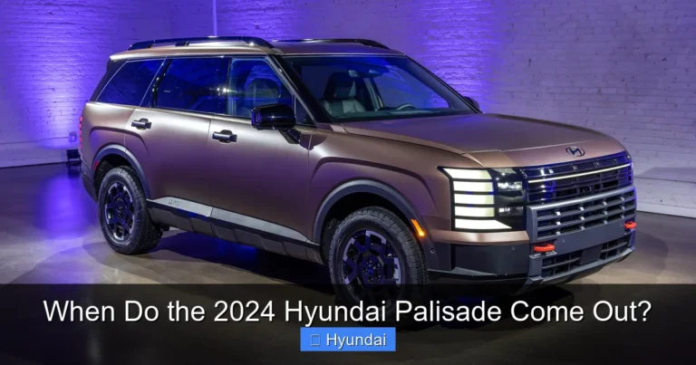 When Do the 2024 Hyundai Palisade Come Out?