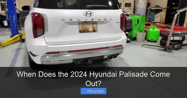 When Does the 2024 Hyundai Palisade Come Out?