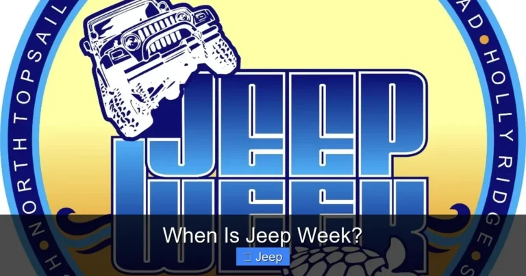 When Is Jeep Week?