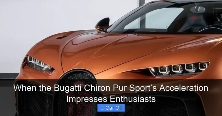 When the Bugatti Chiron Pur Sport’s Acceleration Impresses Enthusiasts