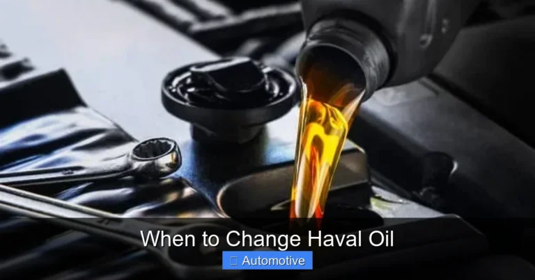 When to Change Haval Oil