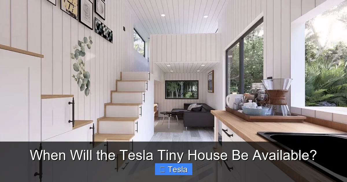 When Will the Tesla Tiny House Be Available?