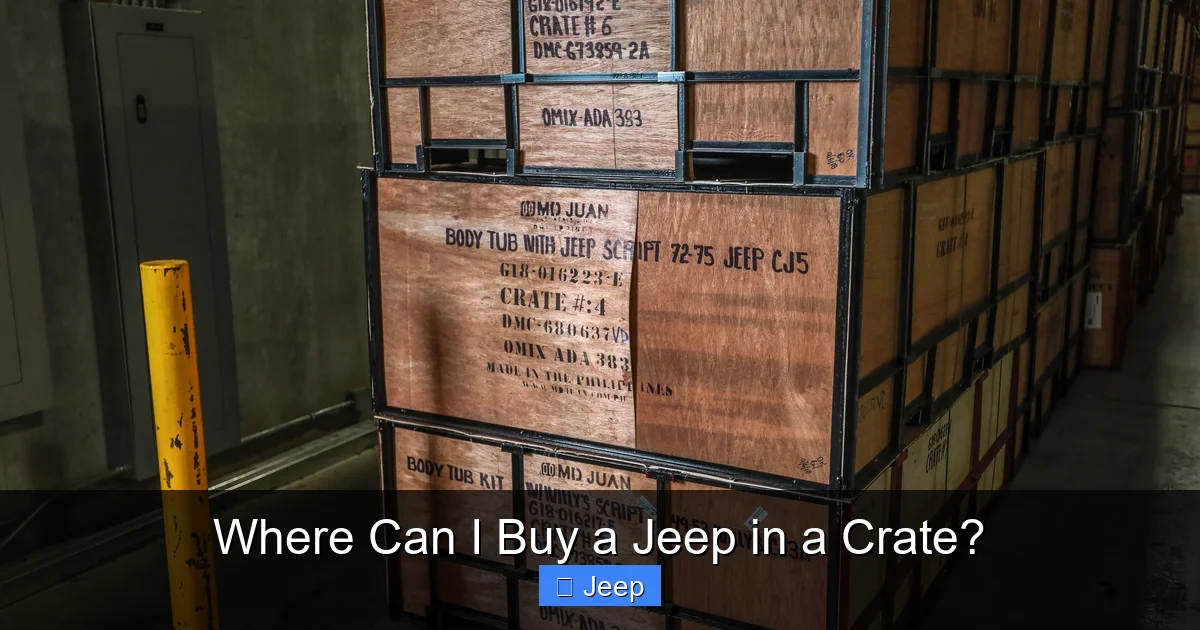 Where Can I Buy a Jeep in a Crate?
