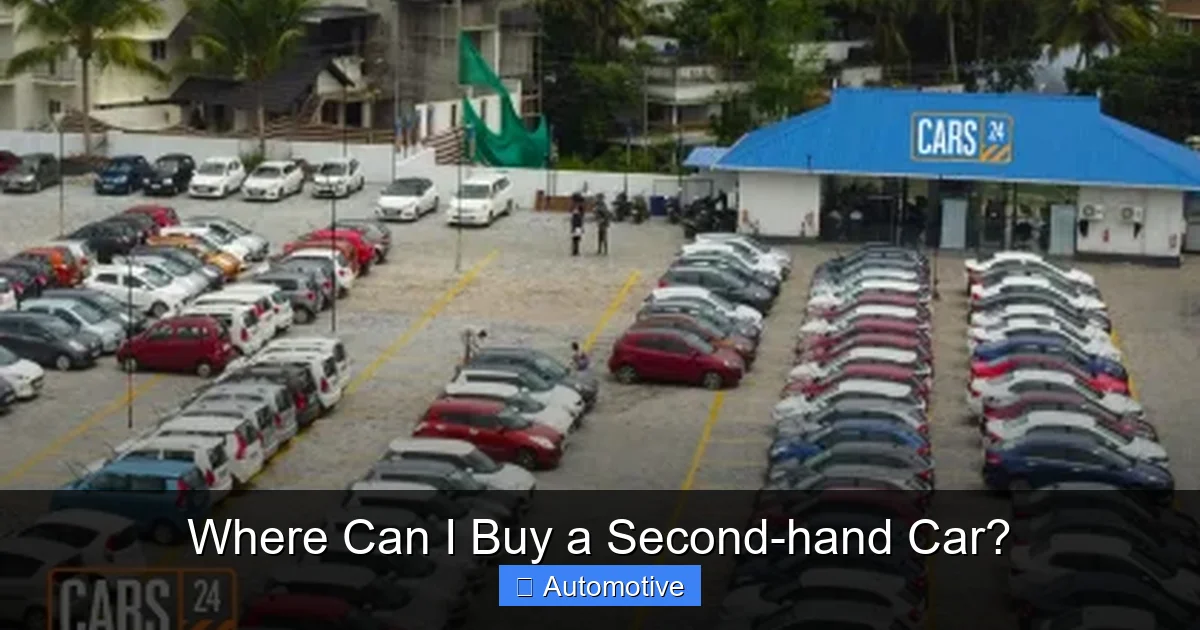 Where Can I Buy a Second-hand Car?