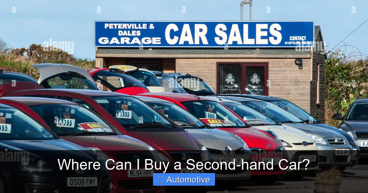 Where Can I Buy a Second-hand Car?