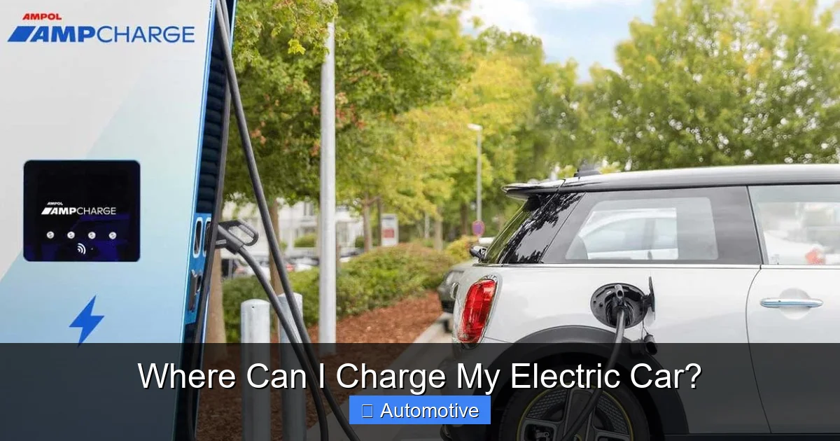 Where Can I Charge My Electric Car?