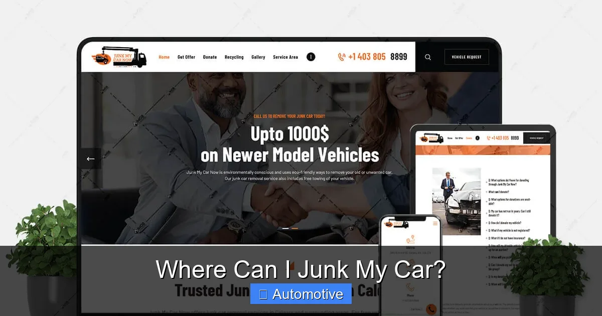 Where Can I Junk My Car?