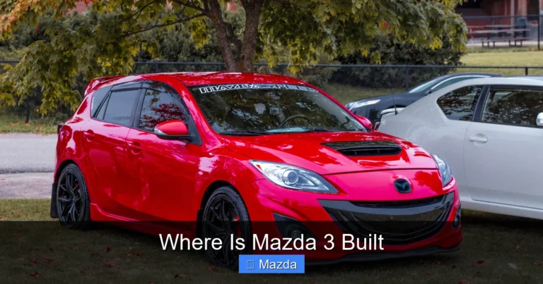 Where Is Mazda 3 Built