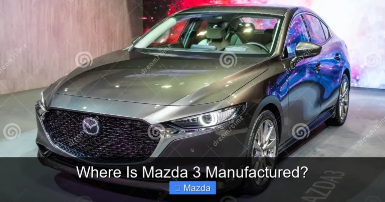 Where Is Mazda 3 Manufactured?