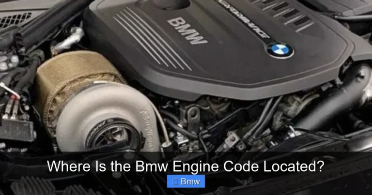 Where Is the Bmw Engine Code Located?