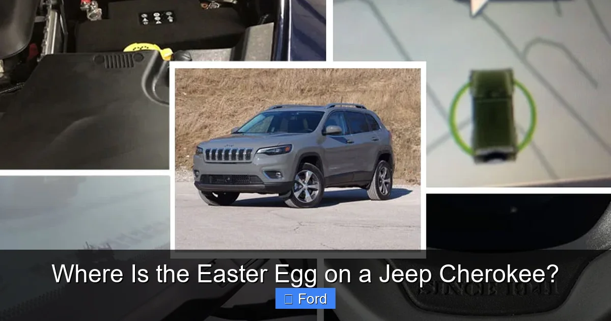 Where Is the Easter Egg on a Jeep Cherokee?
