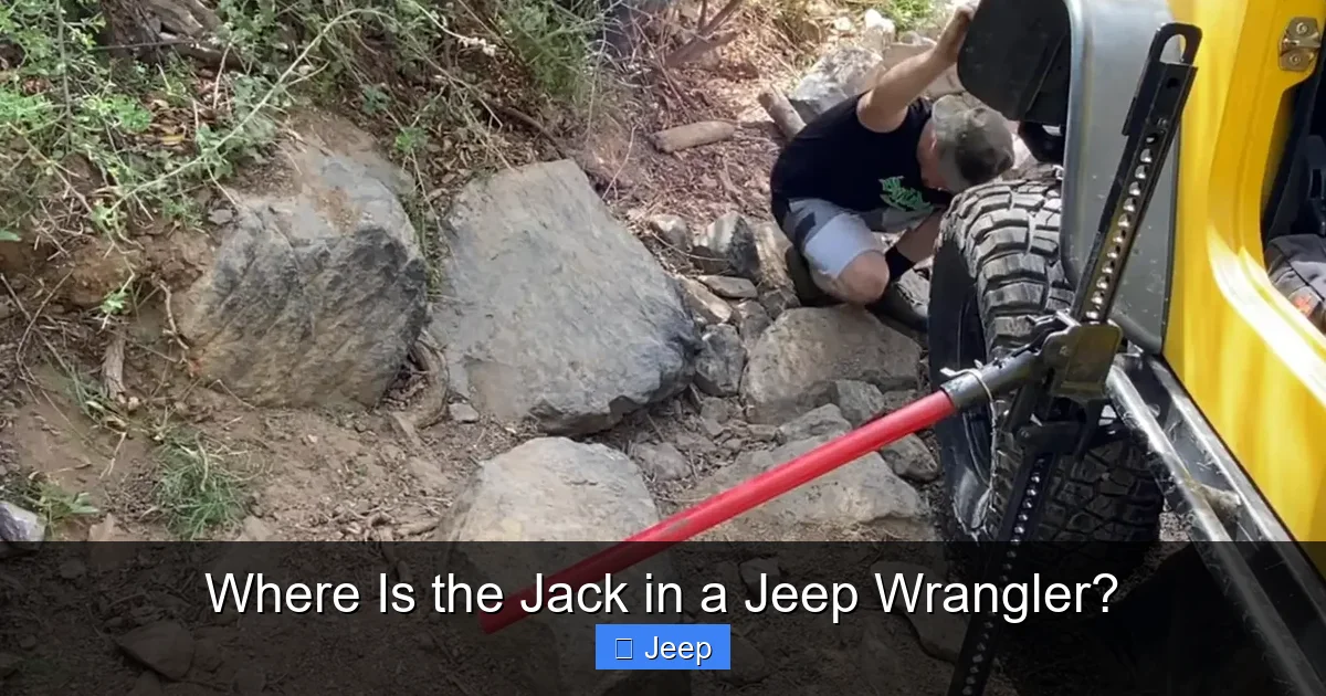 Where Is the Jack in a Jeep Wrangler?