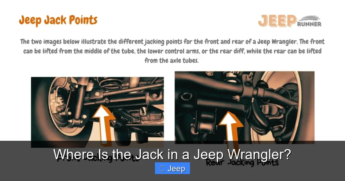 Where Is the Jack in a Jeep Wrangler?