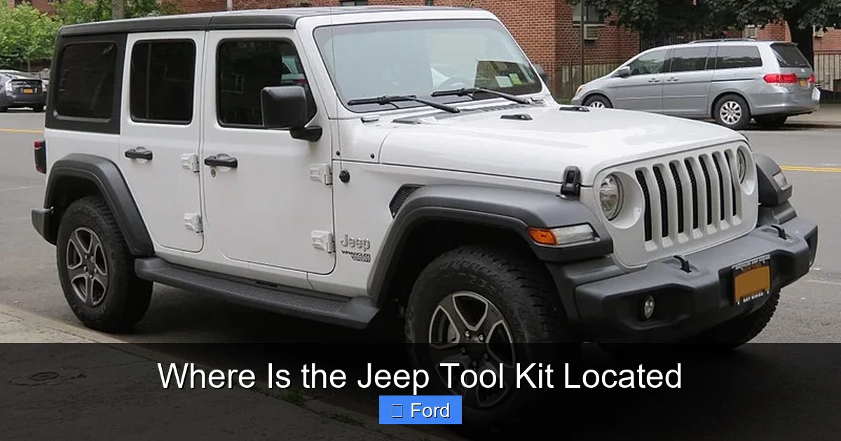 Where Is the Jeep Tool Kit Located