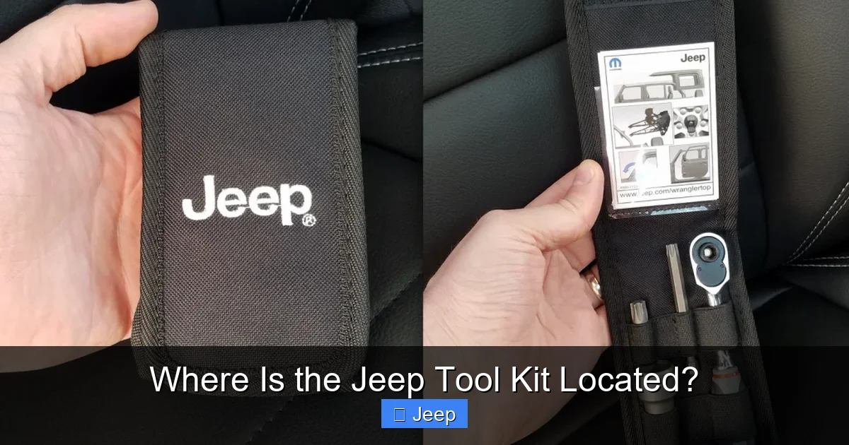 Where Is the Jeep Tool Kit Located?